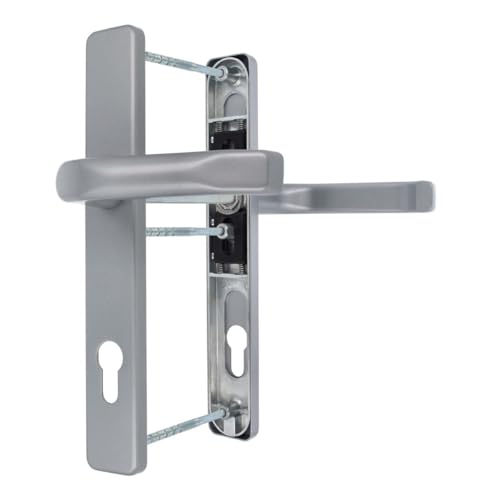 Premium Drückergarnitur Saturn DHS 92mm - Rechteckig - Griff-Griff, Farbe:Silber F1, Schildbreite:32mm Premium Drückergarnitur Saturn DHS 92mm - Rechteckig - Griff-Griff, Farbe:Silber F1, Schildbreite:32mm von kj-vertrieb