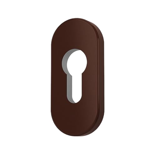 Premium Zylinder Schutzrosetten Rosetten Schließzylinder, Farbe:Braun RAL 8017, Form:Oval Premium Zylinder Schutzrosetten Rosetten Schließzylinder, Farbe:Braun RAL 8017, Form:Oval von kj-vertrieb