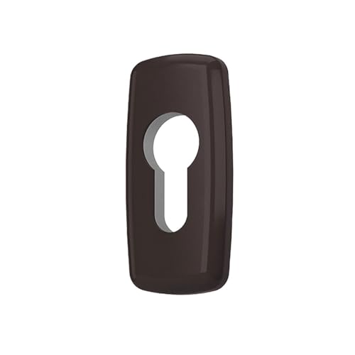 Premium Zylinder Schutzrosetten Rosetten Schließzylinder, Farbe:Braun RAL 8019, Form:Abgerundet Premium Zylinder Schutzrosetten Rosetten Schließzylinder, Farbe:Braun RAL 8019, Form:Abgerundet von kj-vertrieb