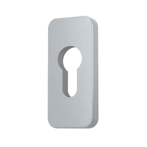Premium Zylinder Schutzrosetten Rosetten Schließzylinder, Farbe:Silber F1, Form:Rechteckig Premium Zylinder Schutzrosetten Rosetten Schließzylinder, Farbe:Silber F1, Form:Rechteckig von kj-vertrieb