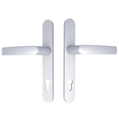 Premium Drückergarnitur Breva - Schildbreite 35mm, Farbe:Silber F1, Griffart:Griff-Griff Premium Drückergarnitur Breva - Schildbreite 35mm, Farbe:Silber F1, Griffart:Griff-Griff von kj-vertrieb