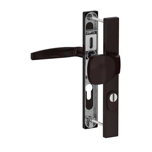 kj-vertrieb Premium Drückergarnitur Victory DHS 92mm - Rechteckig - Griff-Knauf - mit Zylinderschutz, Farbe:Dunkelbraun RAL 8077, Schildbreite:32mm kj-vertrieb Premium Drückergarnitur Victory DHS 92mm - Rechteckig - Griff-Knauf - mit Zylinderschutz, Farbe:Dunkelbraun RAL 8077, Schildbreite:32mm von kj-vertrieb