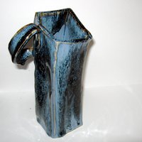 Linkshänder Krug in Wunderschönem Blues von kjmART