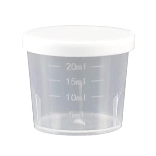 Medikamenten-Messbecher mit Deckel, für alte Männer, Mehrzweck-Medizin, Kunststoff, transparent, 20/30/50 ml Medikamenten-Messbecher mit Deckel, für alte Männer, Mehrzweck-Medizin, Kunststoff, transparent, 20/30/50 ml von kkiuop