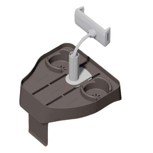 kkiuop Verstellbarer Whirlpool-Tablett mit Tassen-Telefonständer für aufblasbare Getränke, Spas, Regal, Pool, Z8M9 Pools von kkiuop