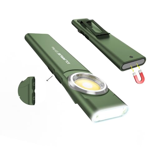 KLARUS E5 Plus Ultraflache EDC-Taschenlampe mit Doppelschalter und dreifachem Licht, 650 Lumen Arbeitsleuchte, wiederaufladbar über USB-C, ultraportabel mit Magnetfuß und Taschenclip KLARUS E5 Plus Ultraflache EDC-Taschenlampe mit Doppelschalter und dreifachem Licht, 650 Lumen Arbeitsleuchte, wiederaufladbar über USB-C, ultraportabel mit Magnetfuß und Taschenclip von klarus