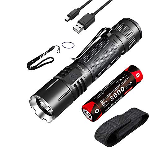 Klarus 360X1 Taktische Taschenlampe 1800 Lumen CREE XHP35 HD E4 LED USB wiederaufladbar 18650 taktische Taschenlampen von klarus