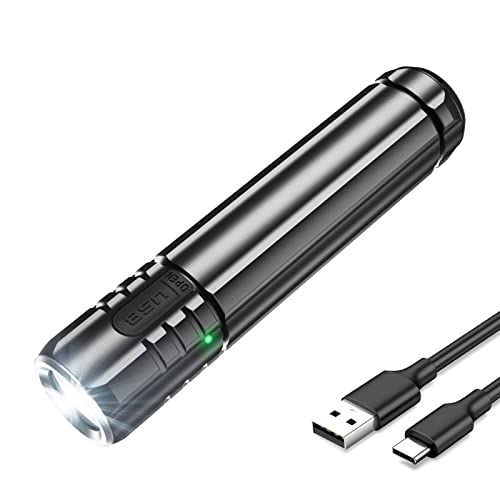 klarus EC20 1100 Lumen LED Taschenlampe,4000mAh USB Wiederaufladbar,IPX8 Wasserdichte Handheld Taschenlampe für Camping, Outdoor, Haushalt von klarus
