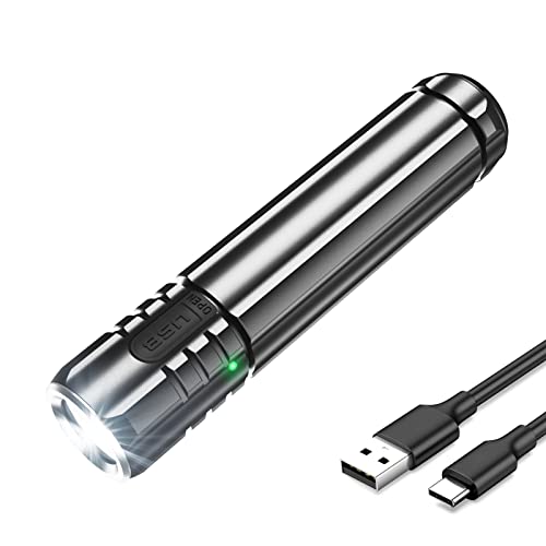 klarus EC20 1100 Lumen LED Taschenlampe,4000mAh USB Wiederaufladbar,IPX8 Wasserdichte Handheld Taschenlampe für Camping, Outdoor, Haushalt von klarus