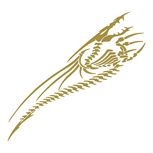 kleb-Drauf | 1 Drache | Gold - matt | Wandtattoo Wandaufkleber Wandsticker Aufkleber Sticker | Wohnzimmer Schlafzimmer Kinderzimmer Küche Bad | Deko Wände Glas Fenster Tür Fliese kleb-Drauf | 1 Drache | Gold - matt | Wandtattoo Wandaufkleber Wandsticker Aufkleber Sticker | Wohnzimmer Schlafzimmer Kinderzimmer Küche Bad | Deko Wände Glas Fenster Tür Fliese von kleb-drauf.de