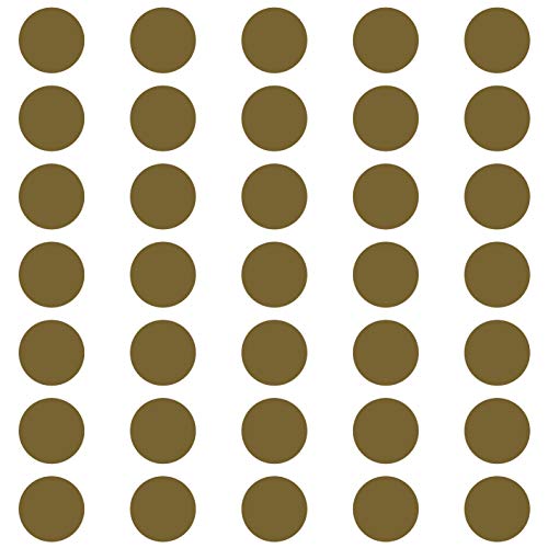 kleb-Drauf | 35 Punkte | Gold - matt | Wandtattoo Wandaufkleber Wandsticker Aufkleber Sticker | Wohnzimmer Schlafzimmer Kinderzimmer Küche Bad | Deko Wände Glas Fenster Tür Fliese kleb-Drauf | 35 Punkte | Gold - matt | Wandtattoo Wandaufkleber Wandsticker Aufkleber Sticker | Wohnzimmer Schlafzimmer Kinderzimmer Küche Bad | Deko Wände Glas Fenster Tür Fliese von kleb-drauf.de