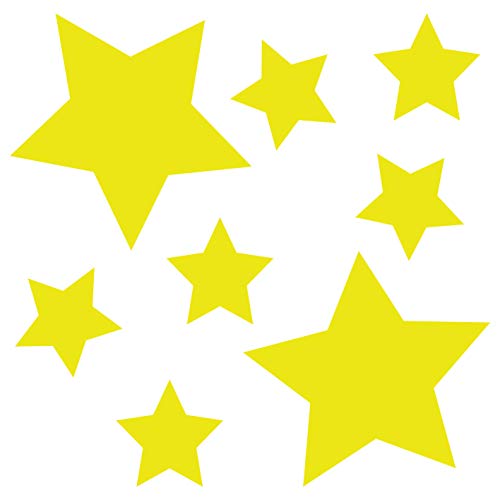 kleb-Drauf | 8 Sterne | Gelb - glänzend | Wandtattoo Wandaufkleber Wandsticker Aufkleber Sticker | Wohnzimmer Schlafzimmer Kinderzimmer Küche Bad | Deko Wände Glas Fenster Tür Fliese kleb-Drauf | 8 Sterne | Gelb - glänzend | Wandtattoo Wandaufkleber Wandsticker Aufkleber Sticker | Wohnzimmer Schlafzimmer Kinderzimmer Küche Bad | Deko Wände Glas Fenster Tür Fliese von kleb-drauf.de