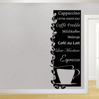 Wandtattoo Kaffee Tapete Wandbanner Spruch Freistehend Banner Deko Kaffeesorten Ablösbar Wandtattoo Kaffee Tapete Wandbanner Spruch Freistehend Banner Deko Kaffeesorten Ablösbar von klebekings