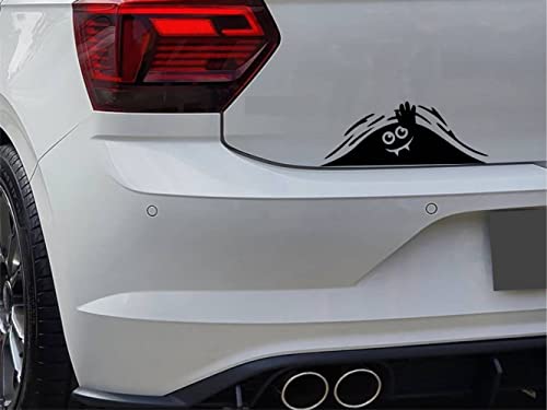 KLEBEKÖNIG Auto Aufkleber Funny Peeking Monster Cartoon Autoaufkleber Sticker Lustig von Klebe könig