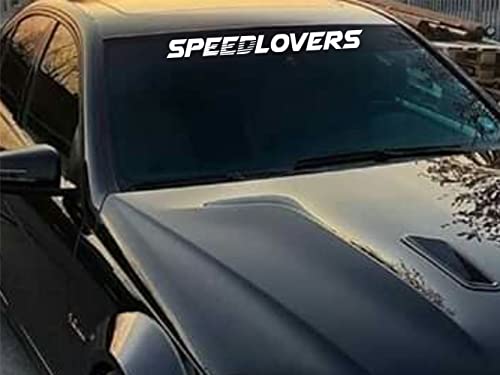 KLEBEKÖNIG Auto Aufkleber Tuning Speedlovers Car Sticker Autoaufkleber Blendstreifen 55cm von Klebe könig