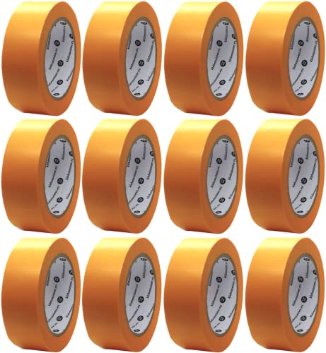 klebemeister 12x Rollen | 38mm x 50m | Maler Abdeckband | Goldband (soft) von klebemeister