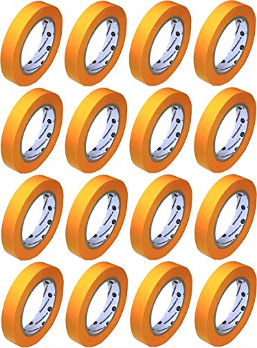 16x Rollen | 19mm x 50m | Goldband (soft) | Maler Abdeckband | klebemeister.eu… von klebemeister