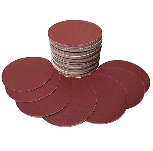 60x Profi-Schleifscheiben │Ø 125 mm │ OHNE Loch │ KORN WÄHLBAR │ für Exzenterschleifer │ Schleifpapier │ Schleifblätter │ Marke: klebemeister.eu (P80) von klebemeister