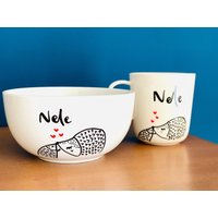 Set Mit Tasse Und Schüssel Set Mit Tasse Und Schüssel von kleckserei