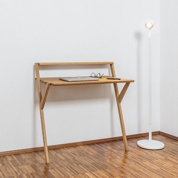 kleiderleiter Design Schreibtisch für Home Office aus Massivholz Eiche von kleiderleiter