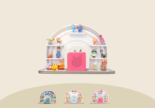 kleiner stern" Tonie Regal Regenbogen beige, magnetische Standflächen, Regal für Hörspielfiguren von kleiner stern