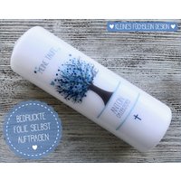 Diy Taufkerze Baum Junge - Folie Zum Selbst Auftragen von kleinesfuechslein