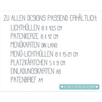 Diy Taufkerze Baum Mädchen - Folie Zum Selbst Auftragen von kleinesfuechslein