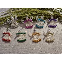 Perlenengel Engel Aus Perlen Baumschmuck Perlenstern Weihnachtsdeko Perlenengel Engel Aus Perlen Baumschmuck Perlenstern Weihnachtsdeko von kleinesternenfee