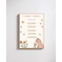 Poster Affirmation A4 - Bär Mit Kind Kinderzimmer Mutmach Bild Baby Geschenk Mädchen Affirmationsposter Deko Poster Affirmation A4 - Bär Mit Kind Kinderzimmer Mutmach Bild Baby Geschenk Mädchen Affirmationsposter Deko von kleineswunderArt