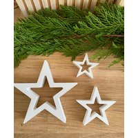 Weihnachtsstern/sterne Dekoration Aus Keraflot in Weiß Adventszeit Weihnachtsstern/sterne Dekoration Aus Keraflot in Weiß Adventszeit von kleinundfeinDeko