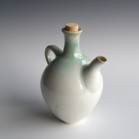 Öl-/Essigflasche Mit Effektglasur von kleiwerk