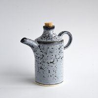 Öl-/Essigflasche Mit Effektglasur von kleiwerk