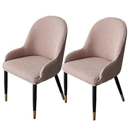 klkjk Stuhlhussen Stretch Esszimmer Stuhlabdeckung Mit Armlehne 1/2/4/6er Set Büro-Stuhlbezug Elastische Rückenlehne Stuhlabdeckung Fuir Hochzeit Party Hotel Bankett Stuhl Abdeckung Schwarz von klkjk