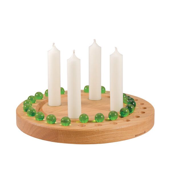 klotzaufklotz Adventskalender und Adventskranz für Stabkerzen klotzaufklotz Adventskalender und Adventskranz für Stabkerzen von klotzaufklotz