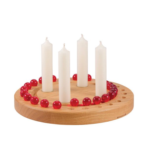 klotzaufklotz Adventskalender und Adventskranz für Stabkerzen klotzaufklotz Adventskalender und Adventskranz für Stabkerzen von klotzaufklotz