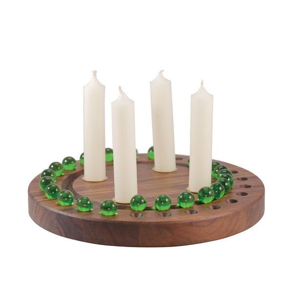 klotzaufklotz Adventskalender und Adventskranz für Stabkerzen klotzaufklotz Adventskalender und Adventskranz für Stabkerzen von klotzaufklotz
