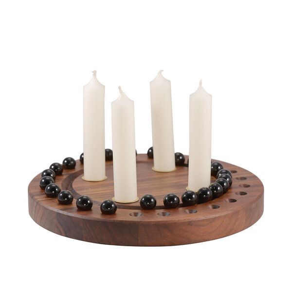 klotzaufklotz Adventskalender und Adventskranz für Stabkerzen klotzaufklotz Adventskalender und Adventskranz für Stabkerzen von klotzaufklotz