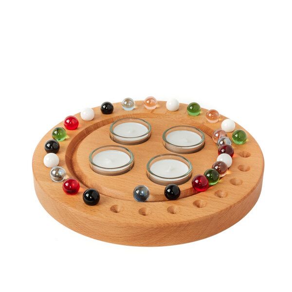 klotzaufklotz Adventskalender und Adventskranz mit Teelichtern klotzaufklotz Adventskalender und Adventskranz mit Teelichtern von klotzaufklotz