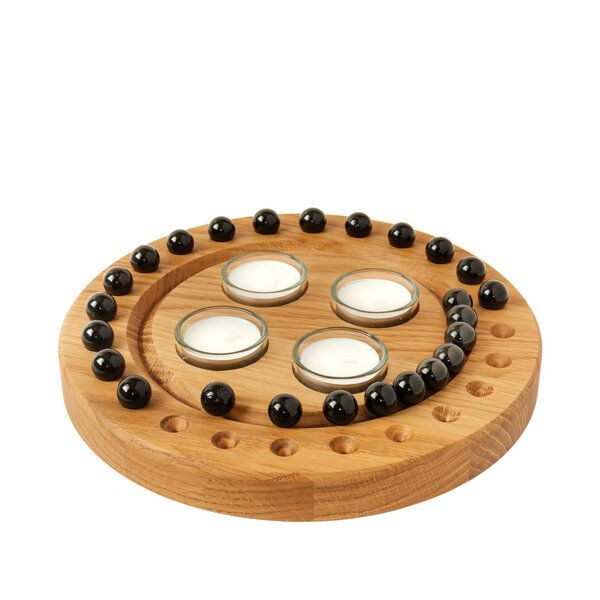 klotzaufklotz Adventskalender und Adventskranz mit Teelichtern klotzaufklotz Adventskalender und Adventskranz mit Teelichtern von klotzaufklotz