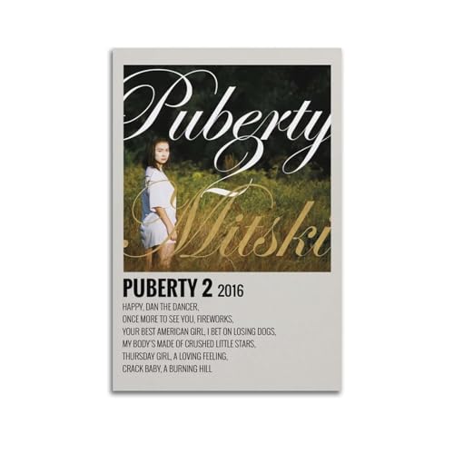 klouds Mitski Album Puberty 2 Poster, dekoratives Gemälde, Leinwand, Schlafzimmer, Kunst, Wohnzimmer, Dekoration, modern, ästhetisches Poster, 40 x 60 cm, ungerahmt klouds Mitski Album Puberty 2 Poster, dekoratives Gemälde, Leinwand, Schlafzimmer, Kunst, Wohnzimmer, Dekoration, modern, ästhetisches Poster, 40 x 60 cm, ungerahmt von klouds
