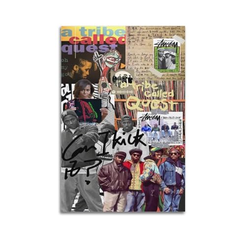 klouds Poster mit Aufschrift "A Tribe Called Quest", dekoratives Gemälde, Leinwand, Schlafzimmer, Kunst, Wohnzimmer, Dekoration, modern, ästhetisch, 30 x 45 cm, ungerahmt klouds Poster mit Aufschrift "A Tribe Called Quest", dekoratives Gemälde, Leinwand, Schlafzimmer, Kunst, Wohnzimmer, Dekoration, modern, ästhetisch, 30 x 45 cm, ungerahmt von klouds