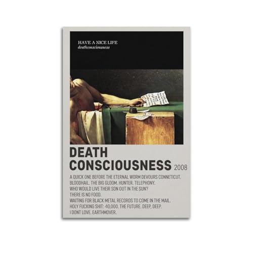 klouds Poster mit Aufschrift "Have A Nice Life", Deathconsciousness, dekoratives Gemälde, Leinwand, Schlafzimmer, Kunst, Wohnzimmer, Dekoration, modern, ästhetisch, 30 x 45 cm, ungerahmt klouds Poster mit Aufschrift "Have A Nice Life", Deathconsciousness, dekoratives Gemälde, Leinwand, Schlafzimmer, Kunst, Wohnzimmer, Dekoration, modern, ästhetisch, 30 x 45 cm, ungerahmt von klouds
