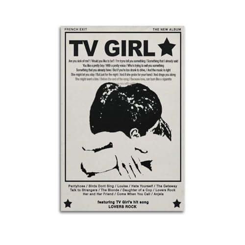 klouds TV-Girl-Poster, dekoratives Gemälde, Leinwand, Schlafzimmer, Kunst, Wohnzimmer, Dekoration, modernes ästhetisches Poster, 30 x 45 cm, ungerahmter Stil klouds TV-Girl-Poster, dekoratives Gemälde, Leinwand, Schlafzimmer, Kunst, Wohnzimmer, Dekoration, modernes ästhetisches Poster, 30 x 45 cm, ungerahmter Stil von klouds