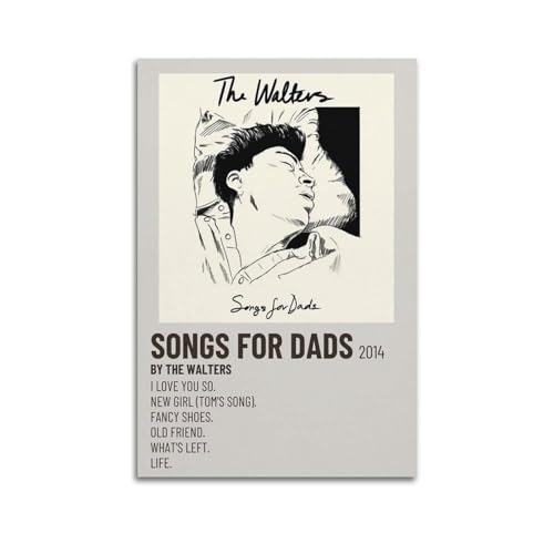 klouds The Walters Songs for Dads Poster, dekoratives Gemälde, Leinwand, Schlafzimmer, Kunst, Wohnzimmer, Dekoration, modern, ästhetisches Poster, 40 x 60 cm, ungerahmt klouds The Walters Songs for Dads Poster, dekoratives Gemälde, Leinwand, Schlafzimmer, Kunst, Wohnzimmer, Dekoration, modern, ästhetisches Poster, 40 x 60 cm, ungerahmt von klouds