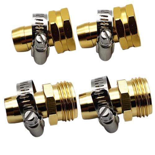 2 Sets Gartenschlauch Reparaturanschluss, Aluminium weibliche Schlauchend -Reparatur -Kit mit Edelstahlklemmen, geeignet für 3/4 oder 5/8 Wasserrohranpassung Frauen Ende 2 Sets Gartenschlauch Reparaturanschluss, Aluminium weibliche Schlauchend -Reparatur -Kit mit Edelstahlklemmen, geeignet für 3/4 oder 5/8 Wasserrohranpassung Frauen Ende von klxgMM