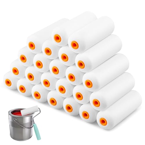 24 -pcs -Farbwalzenabdeckungen, 5 waschbarer Schwamm -Lackwalzenabdeckung, Absorption mit hoher Dichte für glatte und empfindliche Finish, Suppliesspaint Covers 24 -pcs -Farbwalzenabdeckungen, 5 waschbarer Schwamm -Lackwalzenabdeckung, Absorption mit hoher Dichte für glatte und empfindliche Finish, Suppliesspaint Covers von klxgMM