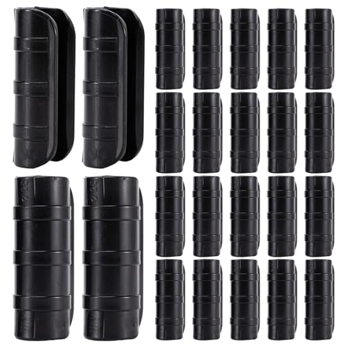 24 pcs Gartenclips, 0, 9-Zoll-verdickte korrosionsbeständige Hochhärte Plastik-Gewächshausklemme Gartengebäude Rohrklammern für Gewächshausfilme, Sonnenschutznetze Klemmen von klxgMM
