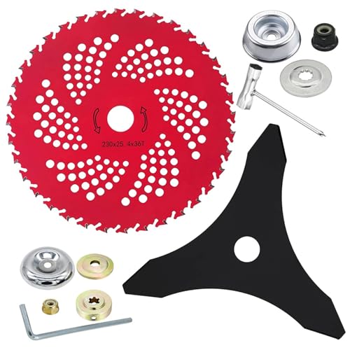 36 Zähne Unkraut Wacker Blade, 9, 1 x 9, 1 Zoll Legierung Stahlpinselschneiderblatt mit universellem Adapter -Kit, kompatibel mit Pinselschneider, Trimmer Trimmer 36 Zähne Unkraut Wacker Blade, 9, 1 x 9, 1 Zoll Legierung Stahlpinselschneiderblatt mit universellem Adapter -Kit, kompatibel mit Pinselschneider, Trimmer Trimmer von klxgMM