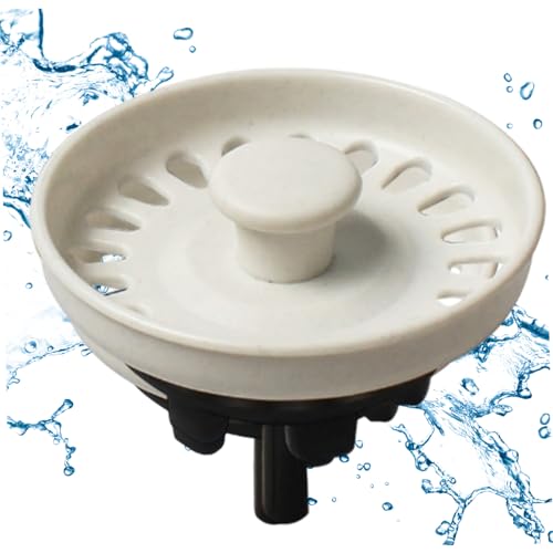Sink Sieb Korb 3 Zoll tragbarer Spülenabflusssiebs Stopper für Keramikwaschbecken Küchenzubehör von klxgMM