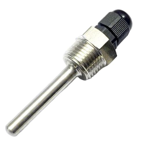 Thermowell 50 mm Ersatz aus Edelstahl G1/2 Thermowell -Eintauchen für Solarwarmwasserbereiter, Thermoelement, Temperatursensor Solar Warmwasserbereiter von klxgMM